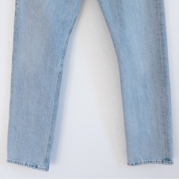 Agolde Mia Straight Leg Light Wash Jeans - Picture 3 of 12